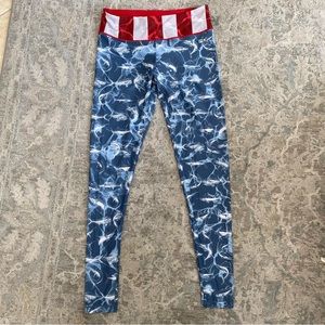 Pelagic fish print leggings